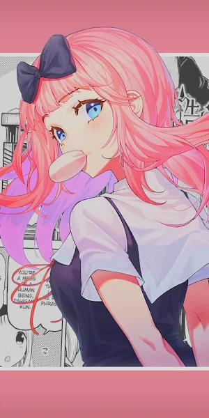 Chika, Fujiwara, Anime, Manga, Pink Hair Full HD Wallpaper Background