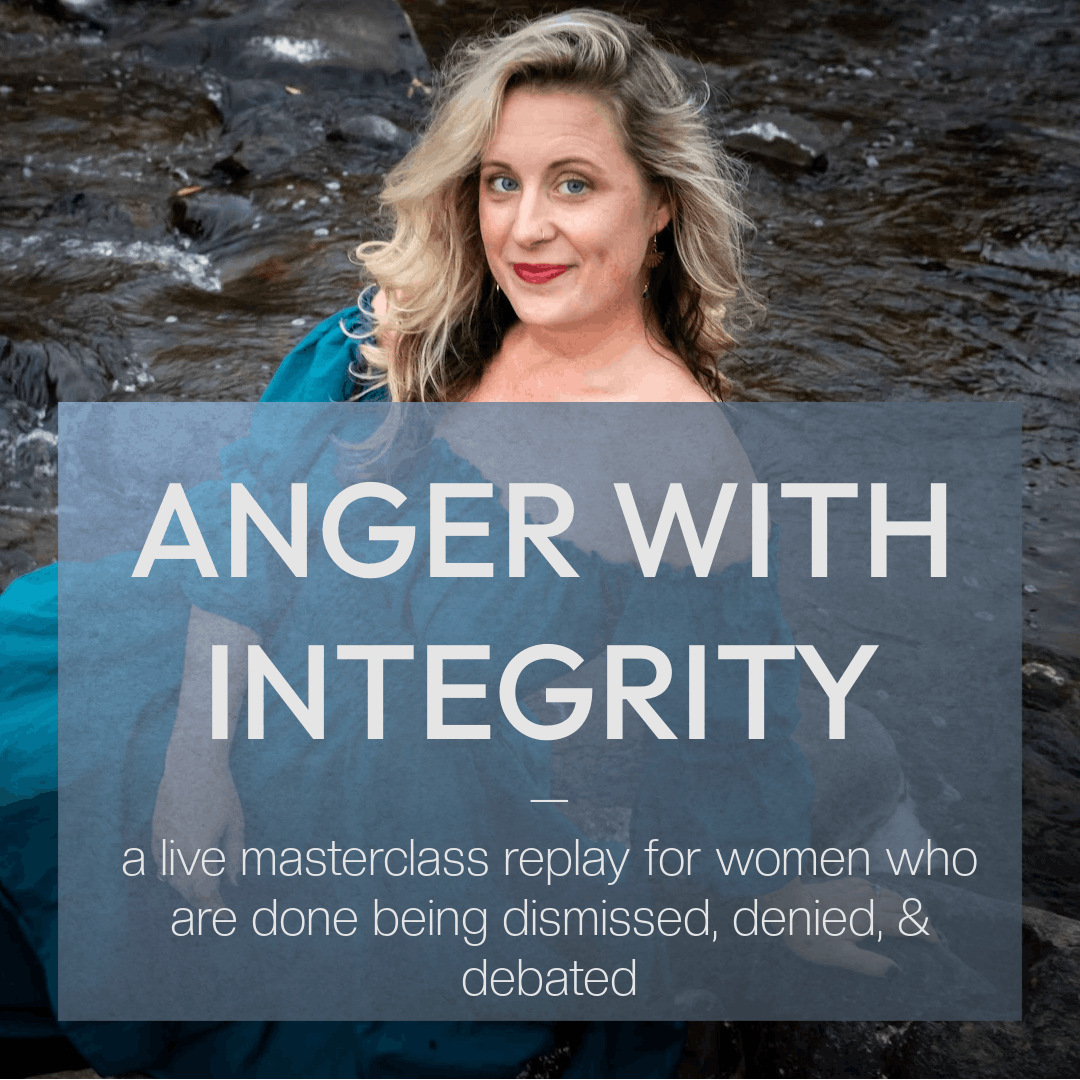 Masterclass Replay: How Anger With Integrity Gets You What You Want