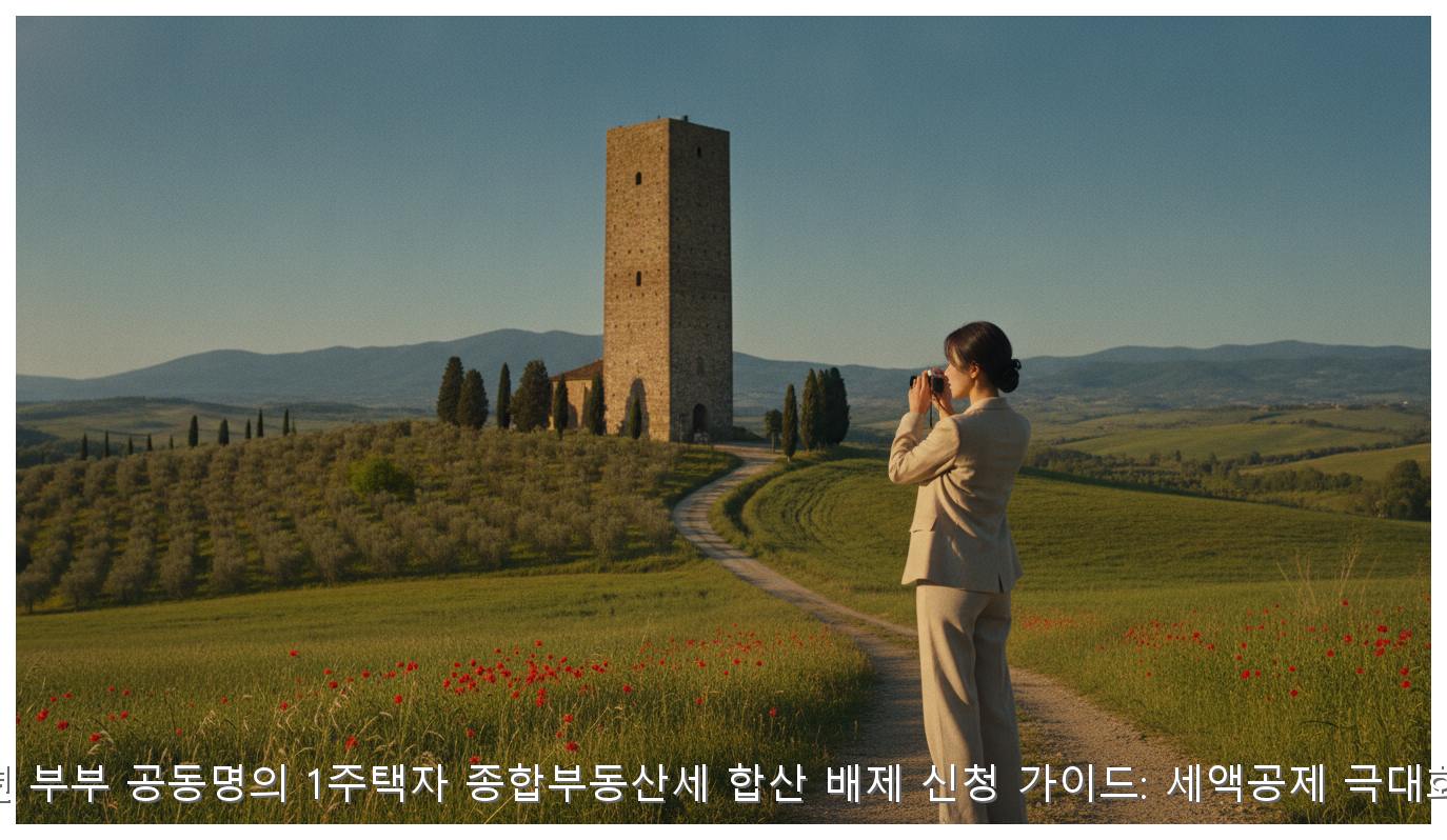 2026년 부부 공동명의 1주택자 종합부동산세 합산 배제 신청 가이드: 세액공제 극대화 전략 핵심 안내 및 분석 인포그래픽 (5)