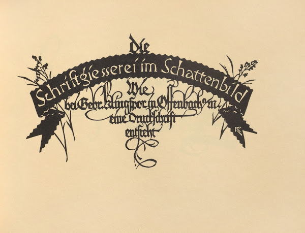 Die Schriftgiesserei im Schattenbild Pl01 1936