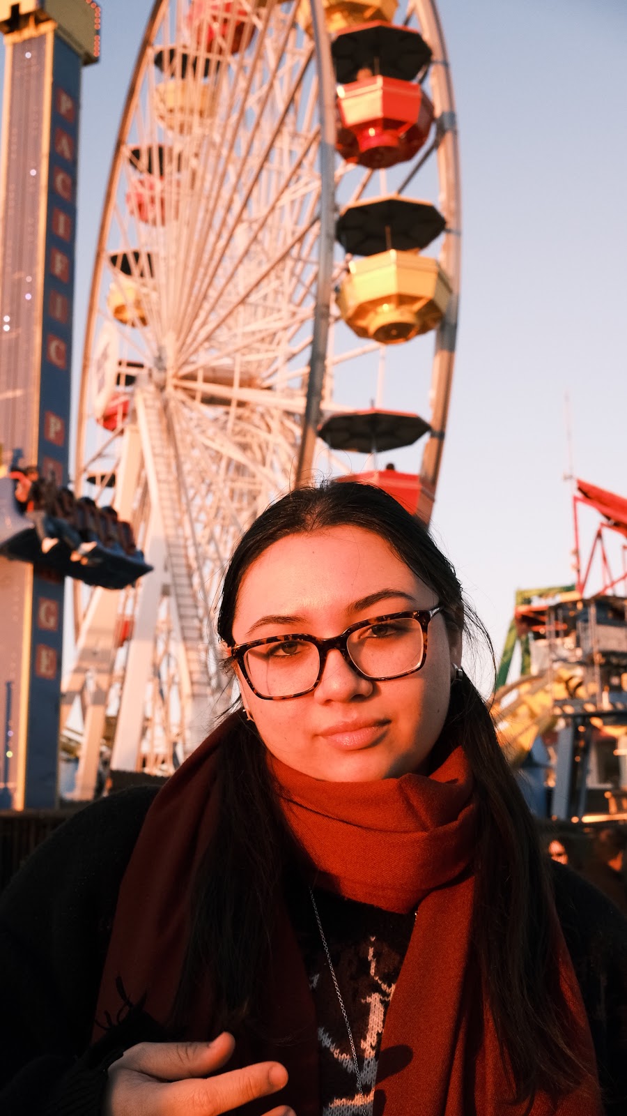 Christmas on the Santa Monica Pier