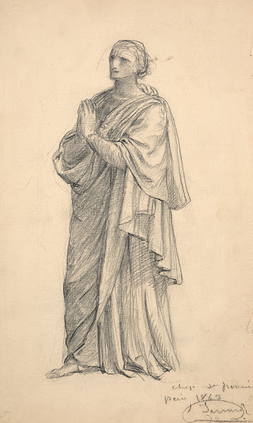 Study for Le Christ présentant lhostie et le calice 1865