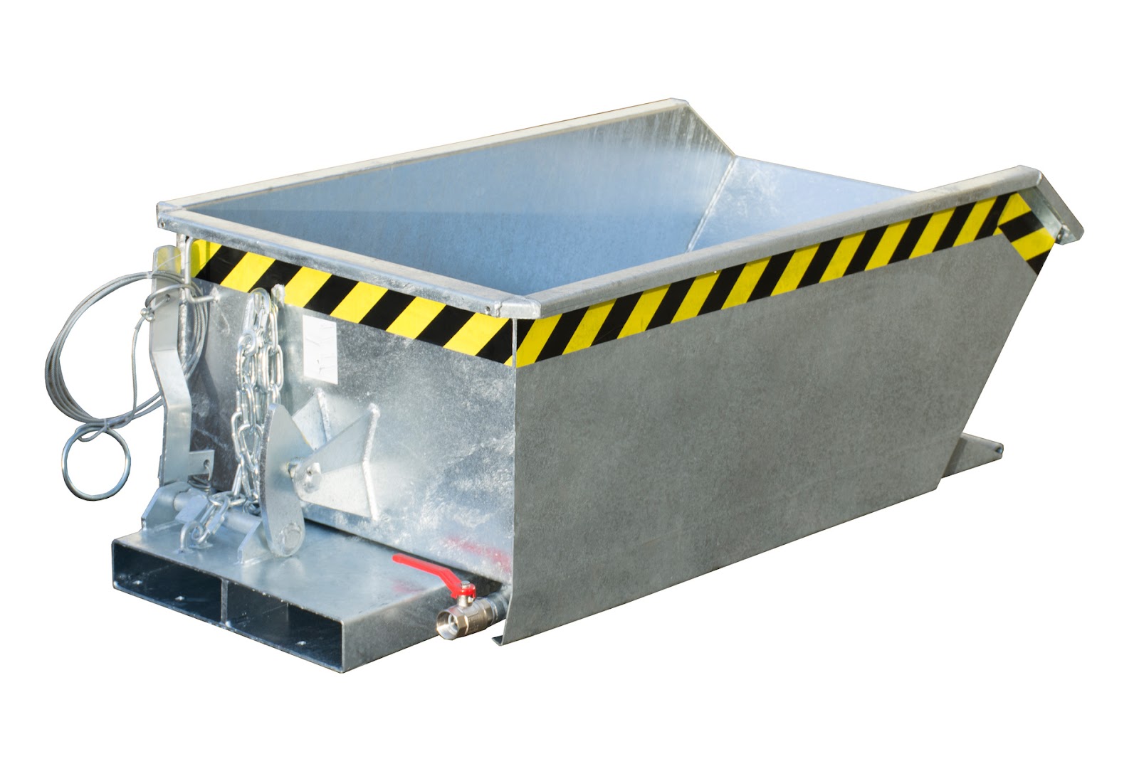 Mini-spaander-kiepecontainer SMGU 230, vuurverzinkt