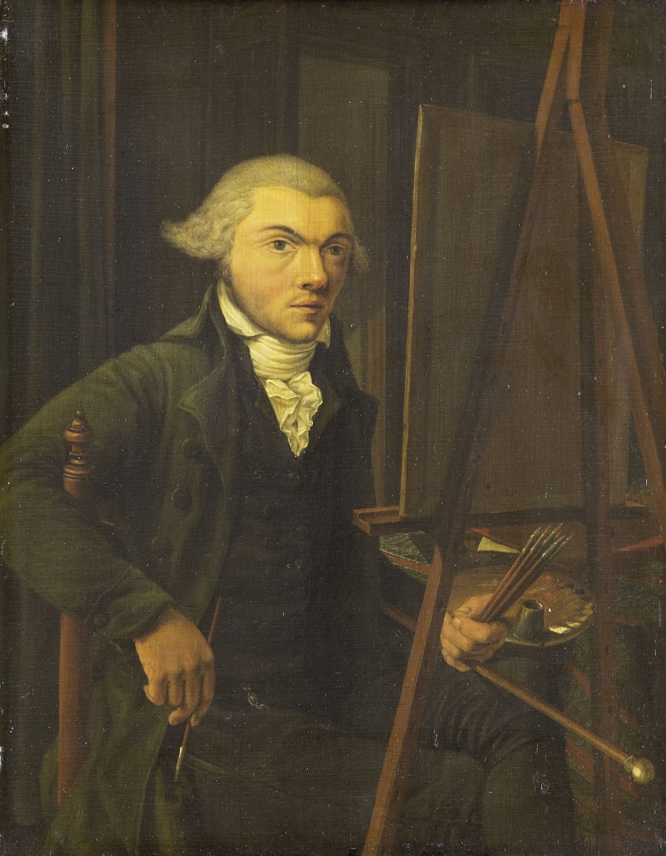Portrait of a Painter probably Harmanus Uppink 1785   1791