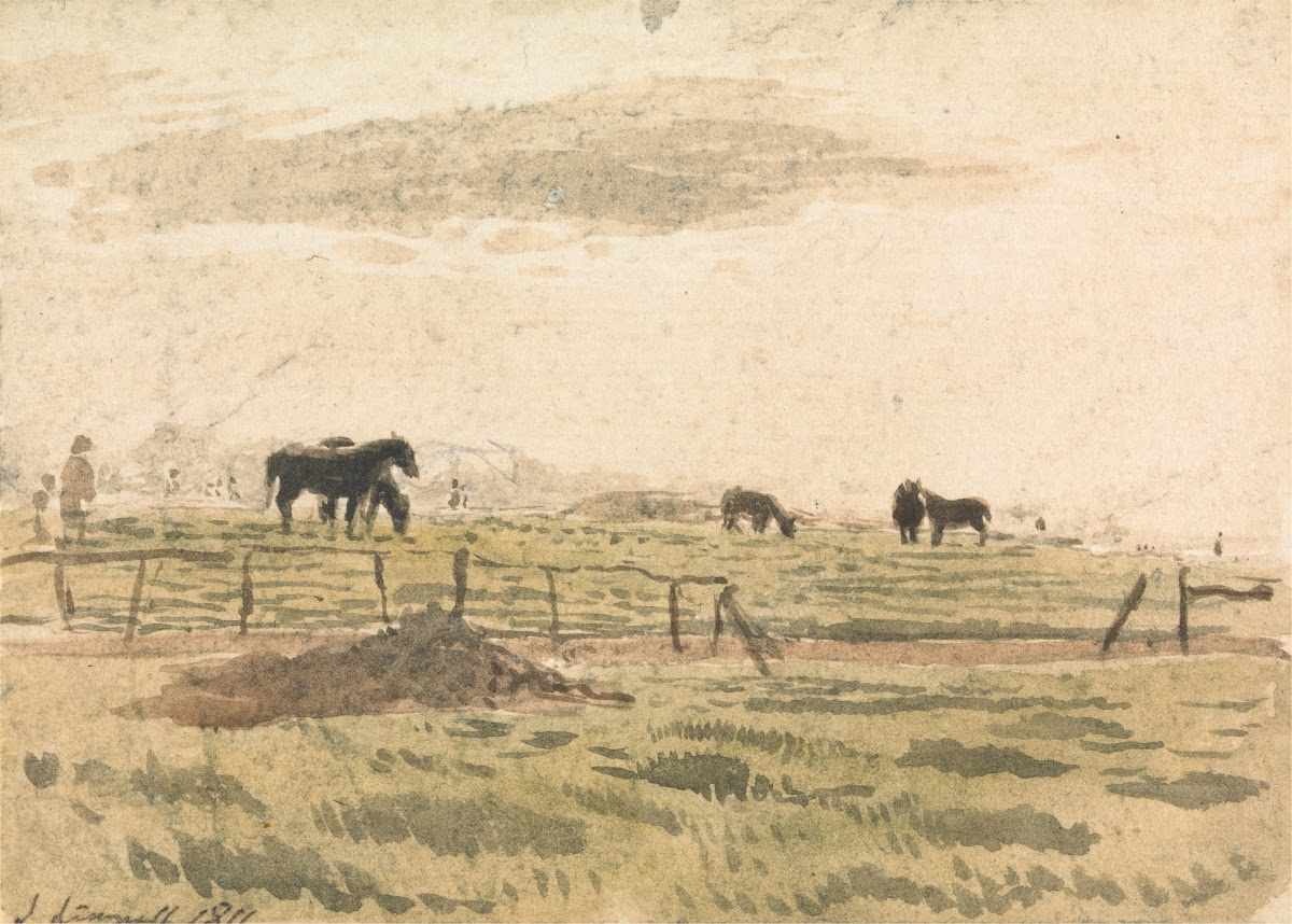 Horses in a Paddock 1811