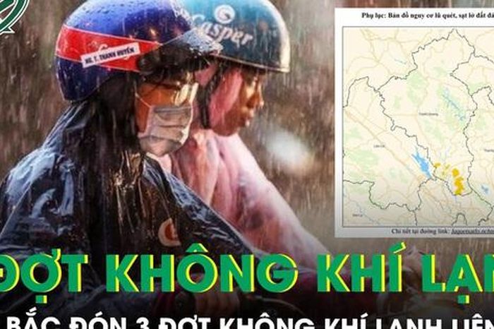 Miền Bắc đón 3 đợt không khí lạnh liên tiếp, những tỉnh thành có khả năng xuất hiện mưa đá - Báo Sức Khỏe &amp; Đời Sống