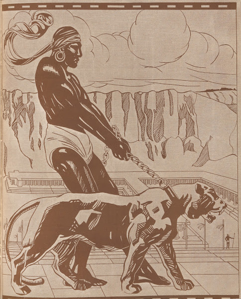 Nubian With Tiger 1927
