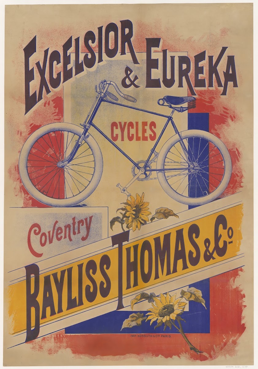 Excelsior  Eureka Cycles Coventry Bayliss Thomas  Co 1895