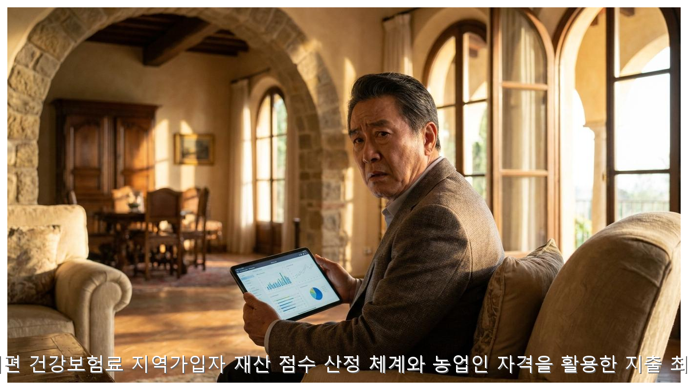 2026 건강보험료 절감 전략: 농업인 자격과 재산 공제 핵심 안내 및 분석 인포그래픽 (2)