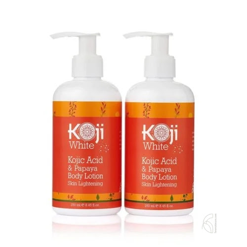 Koji White Kojic Acid Papaya Skin Brightening Body Lotion 8.45Fl 1Piece