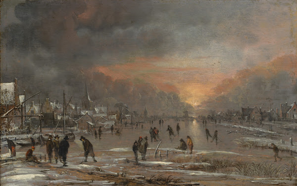 Sports on a Frozen River ca 1660