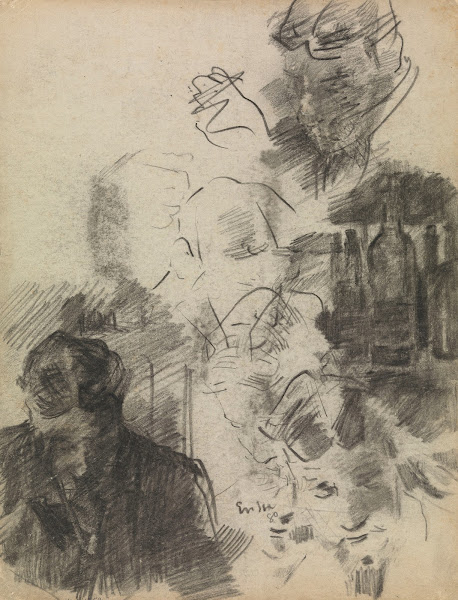 The Painter Alfred William Finch a Study with Bottles 1880
