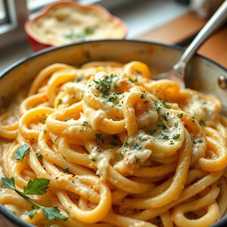 Easy One Pot Creamy Garlic Pasta Recipe – Quick, Homemade Comfort Food