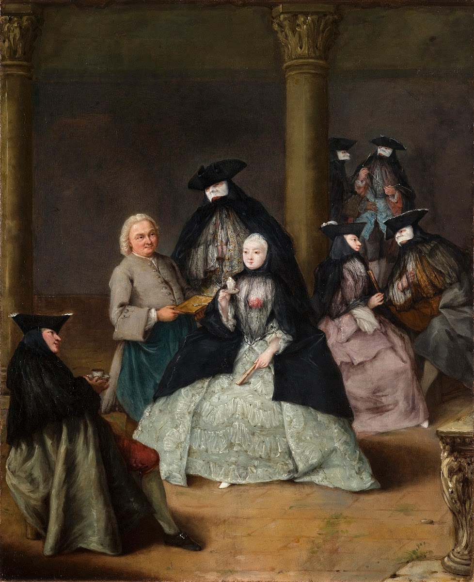 Masked Party in a Courtyard 1755