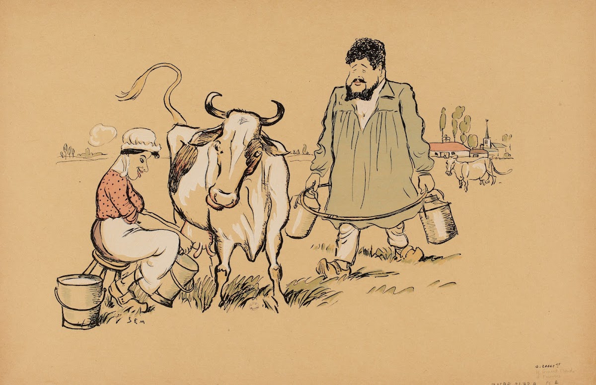 Monsieur et Madame Henri de Rotschild en paysans 1919