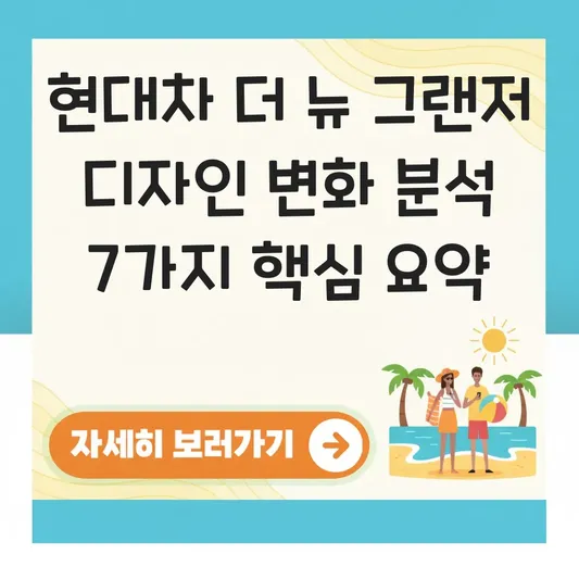 현대차 더 뉴 그랜저 디자인 변화 분석