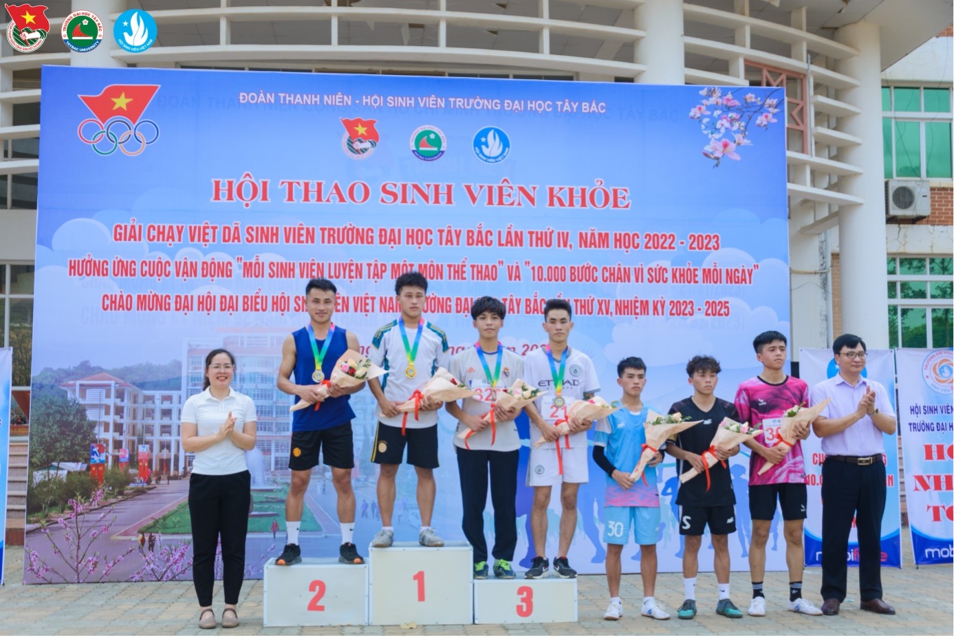 Hội Sinh viên Việt Nam Trường Đại học Tây Bắc tổ chức Hội thao “Sinh viên khỏe” - Giải chạy việt dã sinh viên năm học 2022 - 2023