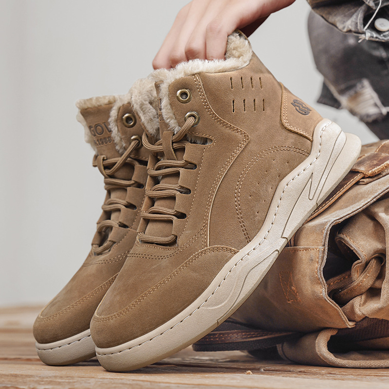 Gefütterte Herren-High-Top-Freizeitschuhe