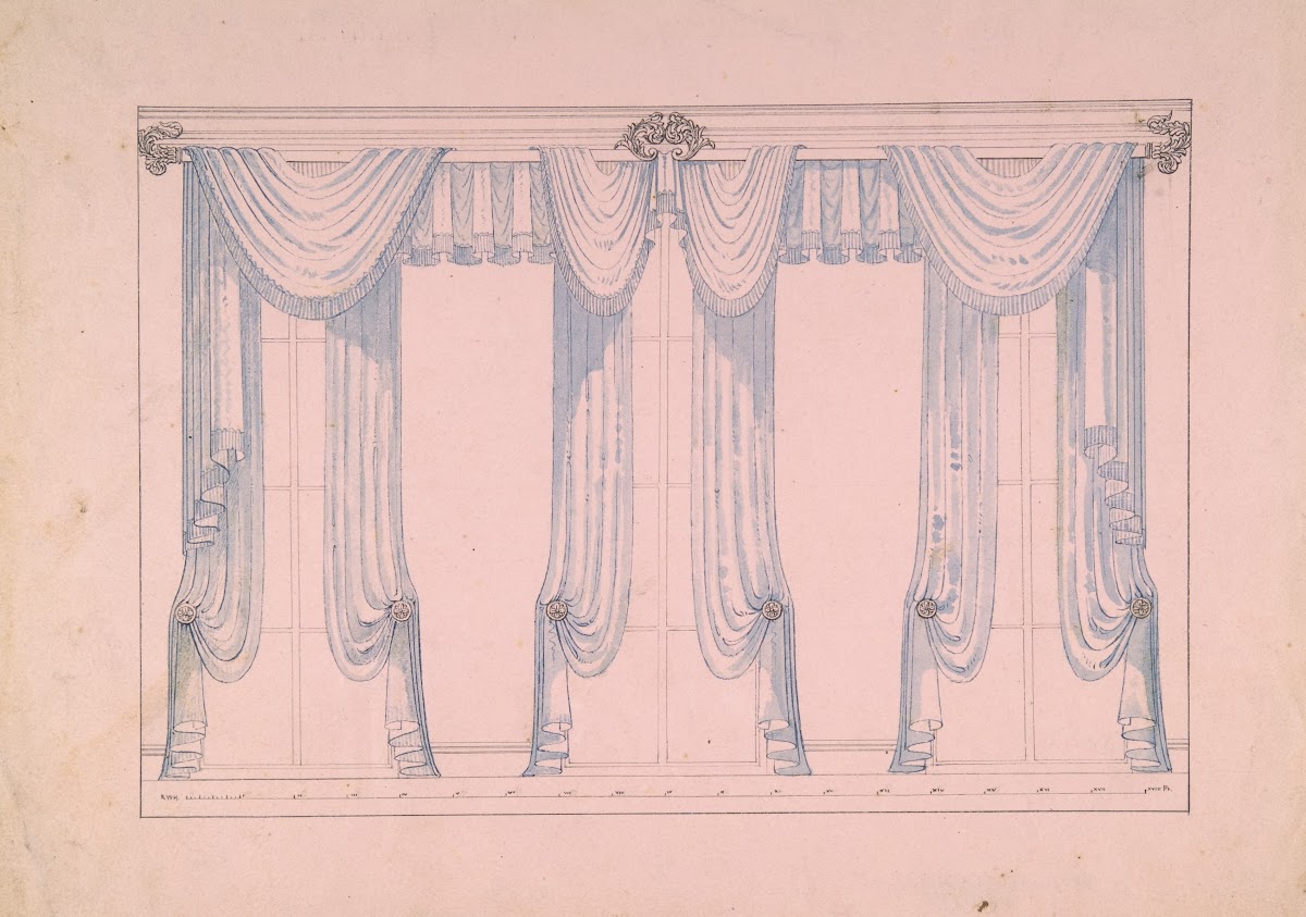 Design for Window drapery 18301900