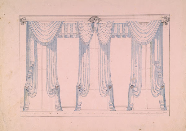 Design for Window drapery 18301900