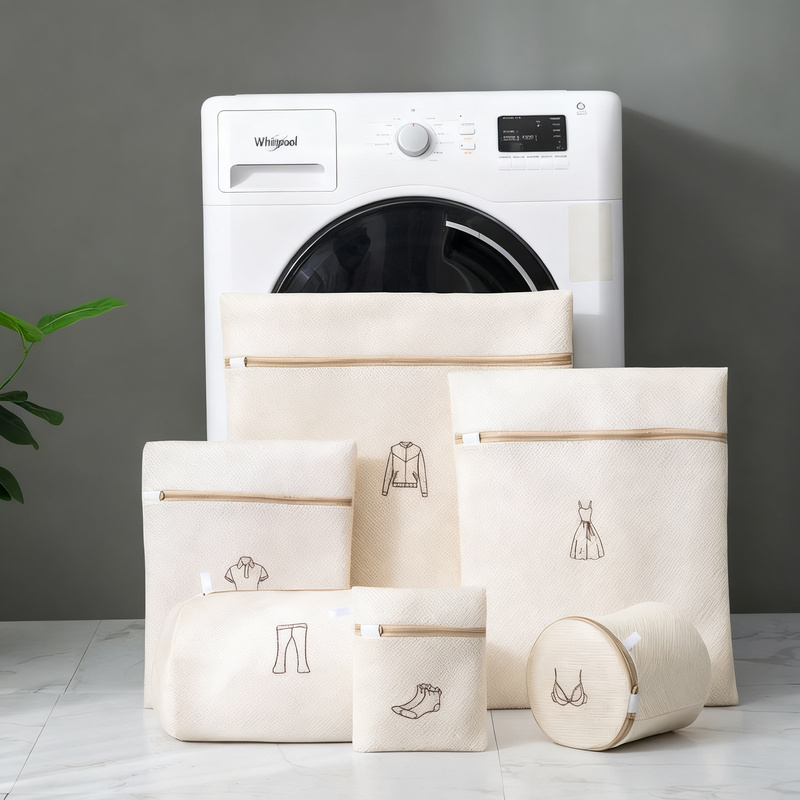 Laundry bag for washing machine, various sizes