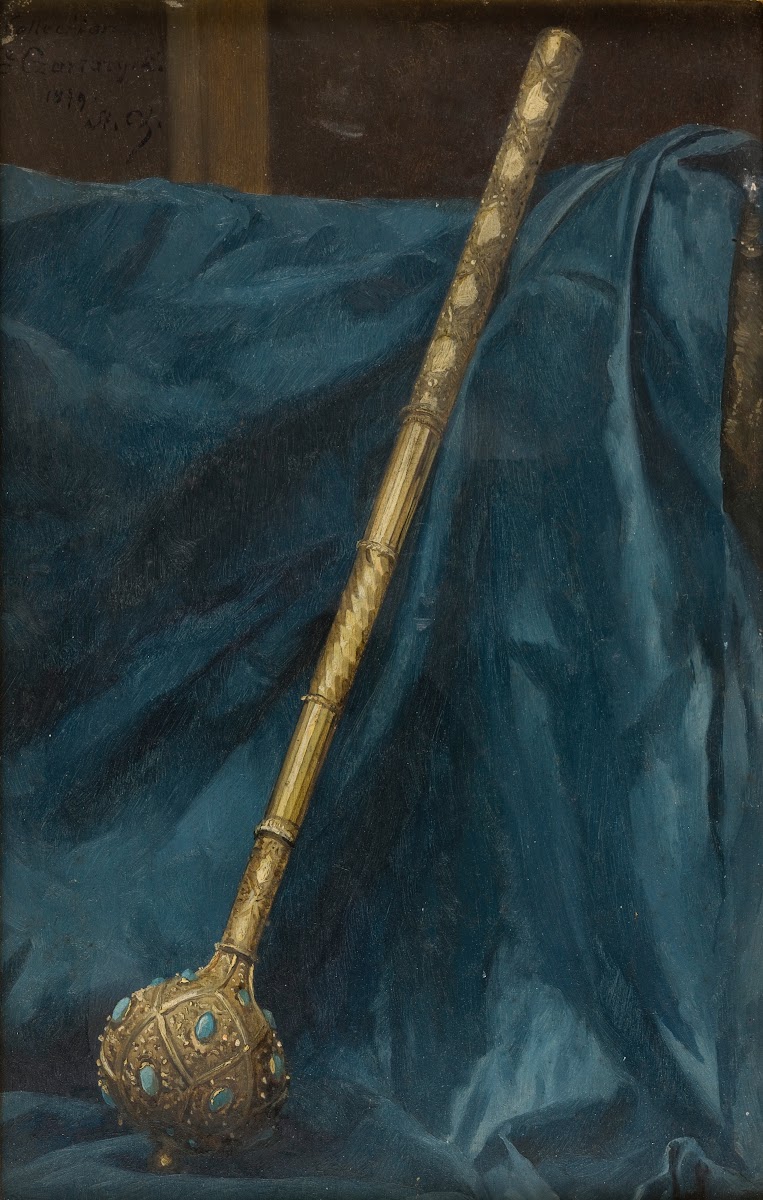 Study of a Turkish Mace from the 17th C 1879