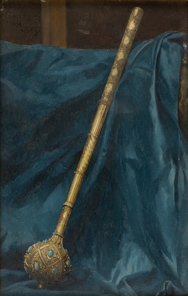 Study of a Turkish Mace from the 17th C 1879