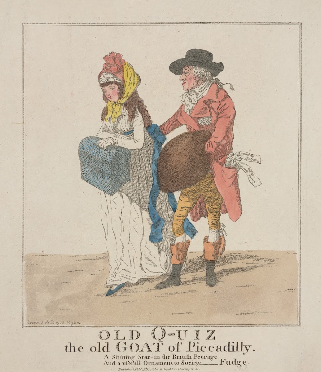 Old Q uiz the old goat of Piccadilly 1796