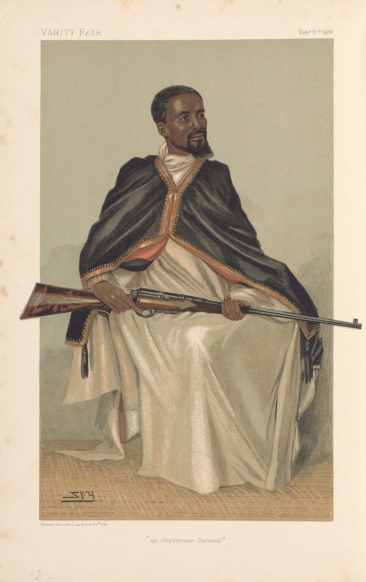 Royalty An Abysinnian General HH Ras Makunan February 12 1903 1903