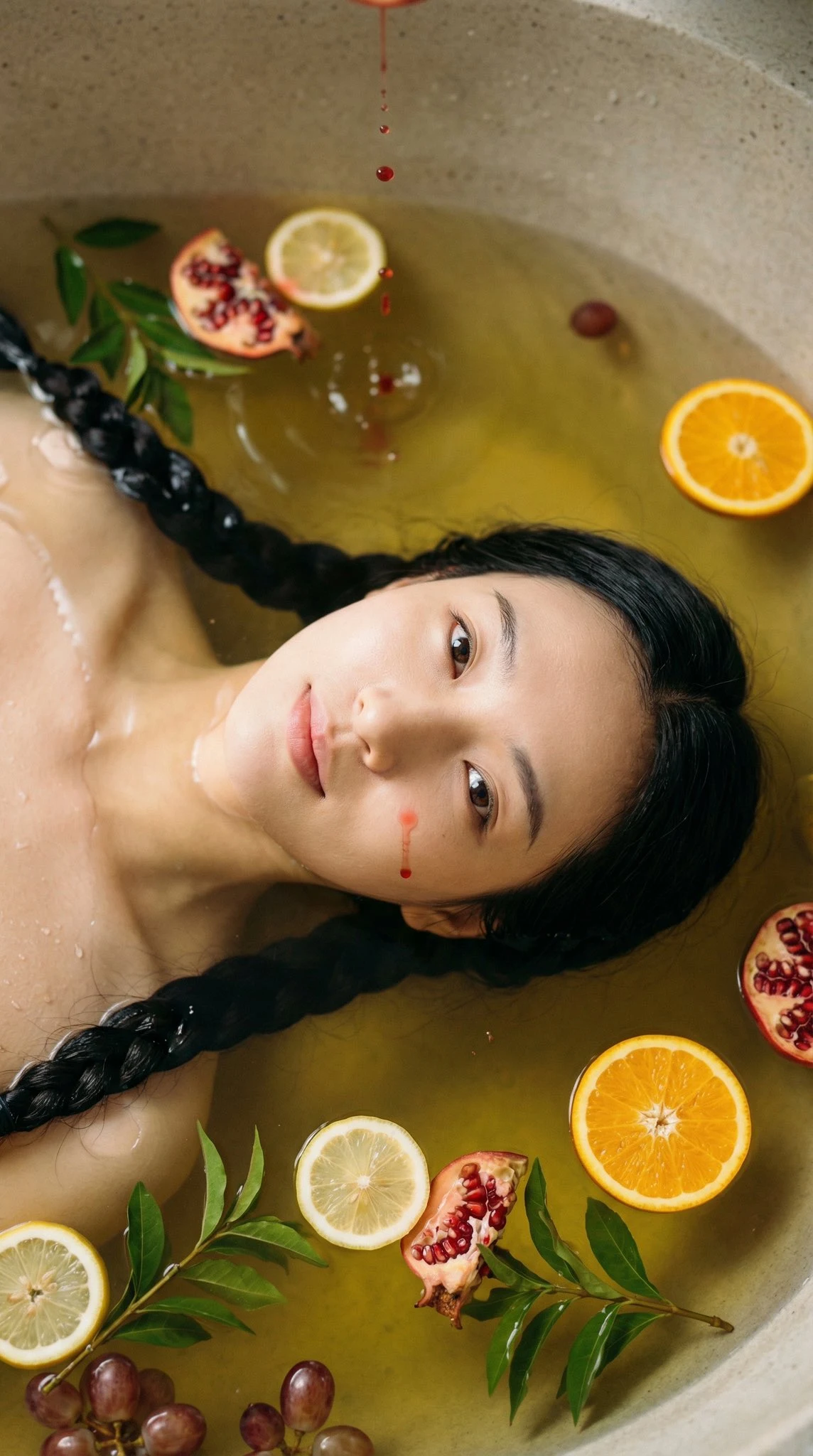 Fotografía RAW 8K de ultra detalle de una diosa china.