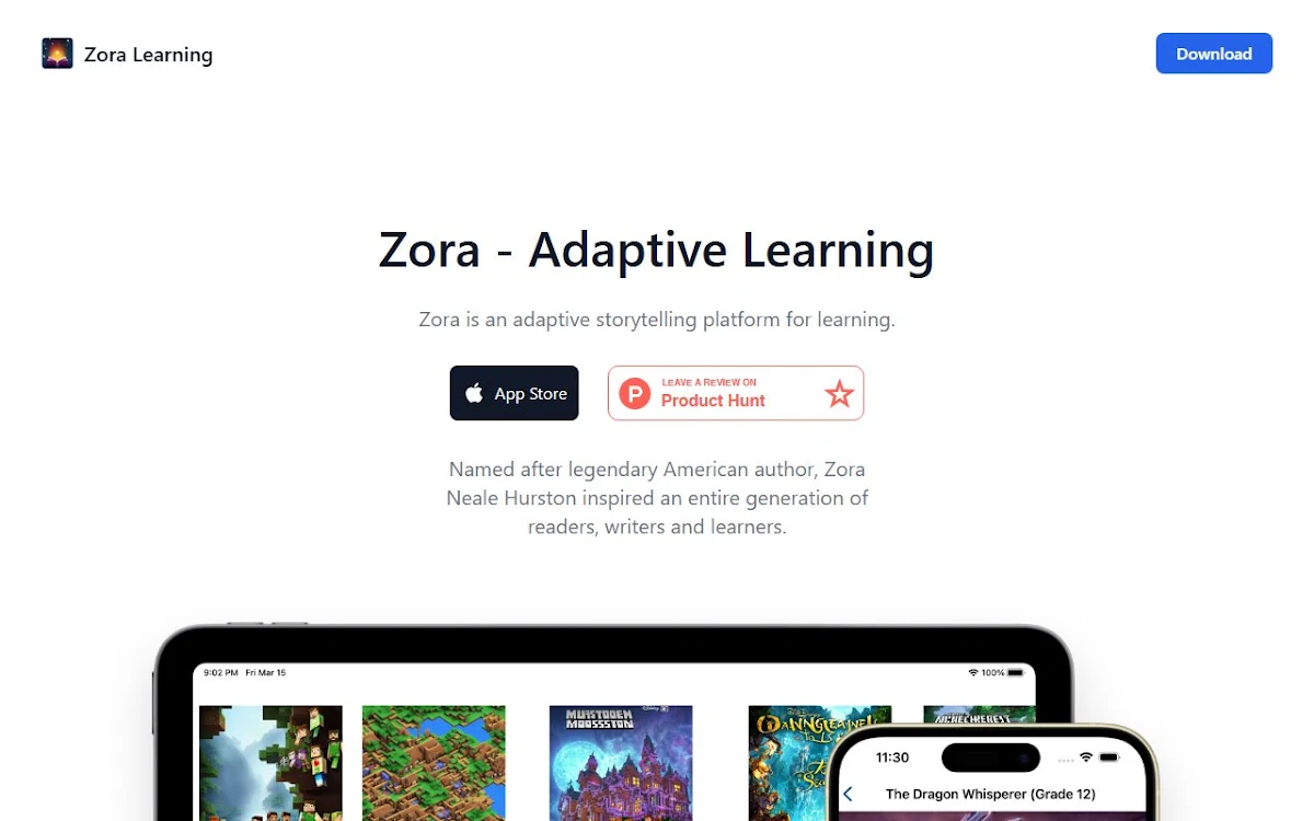 Captura de Zora Learning