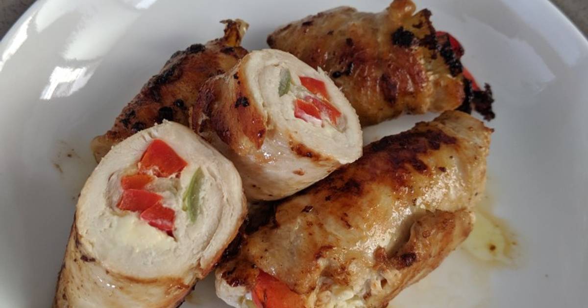Ức gà cuộn phô mai