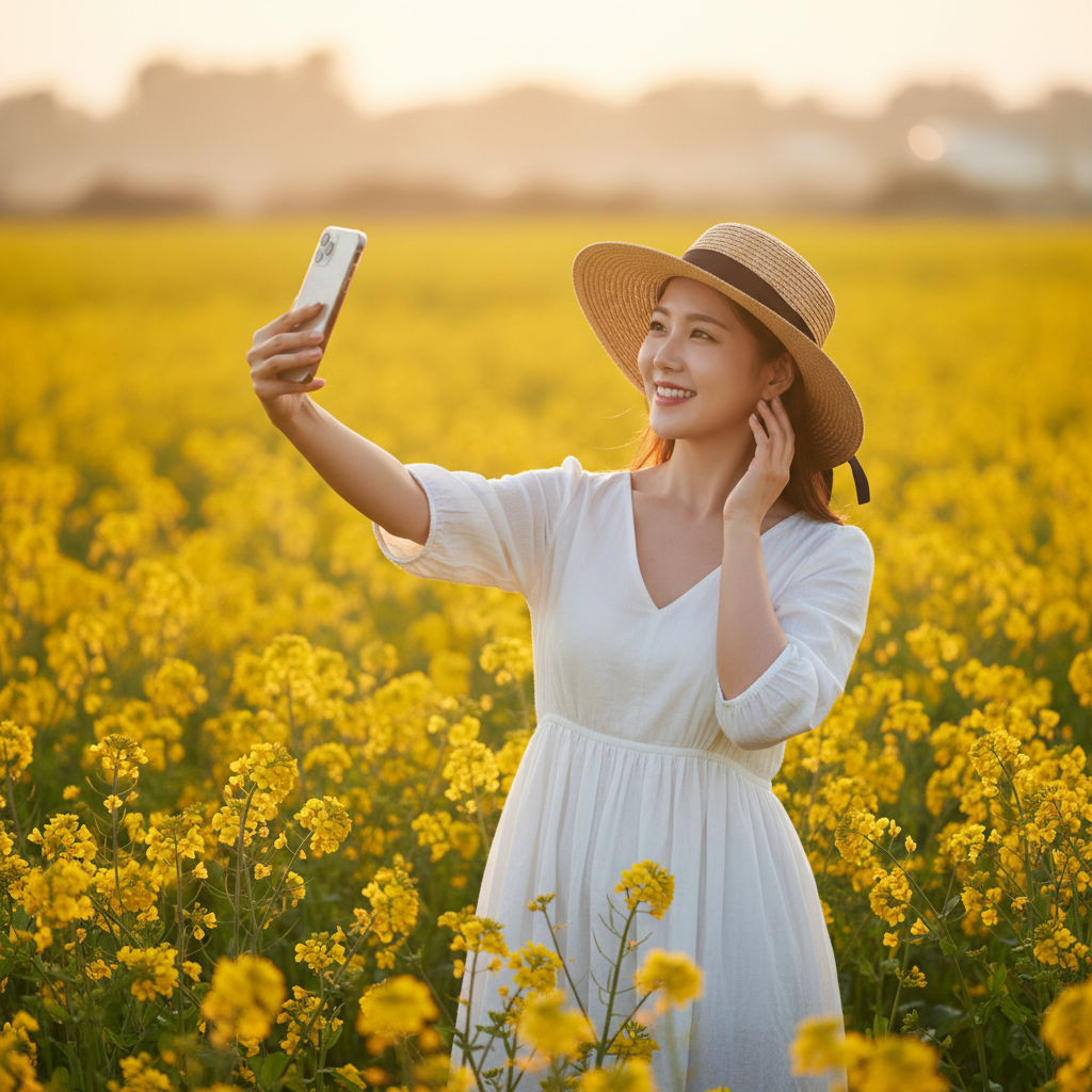유채꽃밭 인생샷 포토존 & 주변 맛집 추천: 현지인이 즐겨 찾는 숨은 명소!