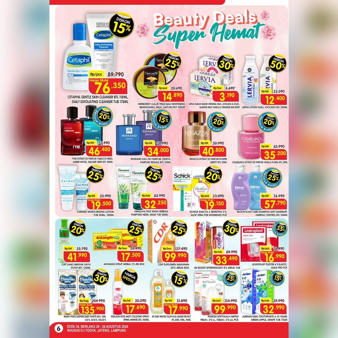 Katalog Super Hemat Yogya, Jateng, Lampung