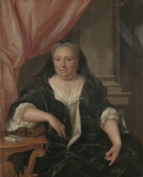 Portrait of Maria van Citters 1684 1752 Wife of Caspar Adriaen Parduyn 1725   17
