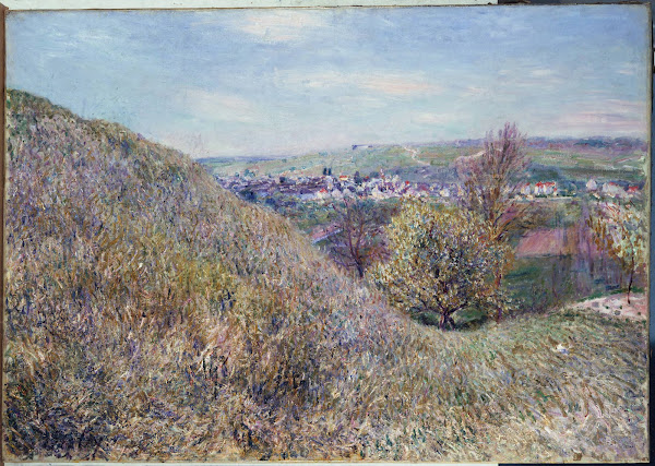 On the Hills of Moret in Spring  Morning 1880