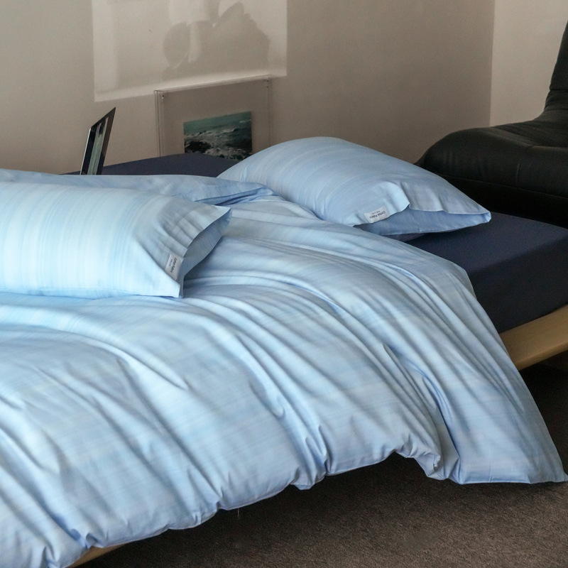 Cotton bedding set, 4-piece, gradient