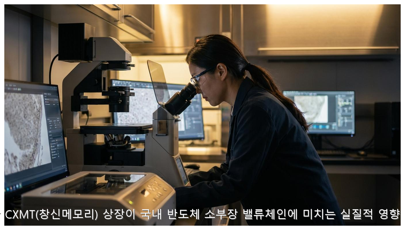 중국 CXMT(창신메모리) 상장이 국내 반도체 소부장 밸류체인에 미치는 실질적 영향 분석 핵심 안내 및 분석 인포그래픽 (4)