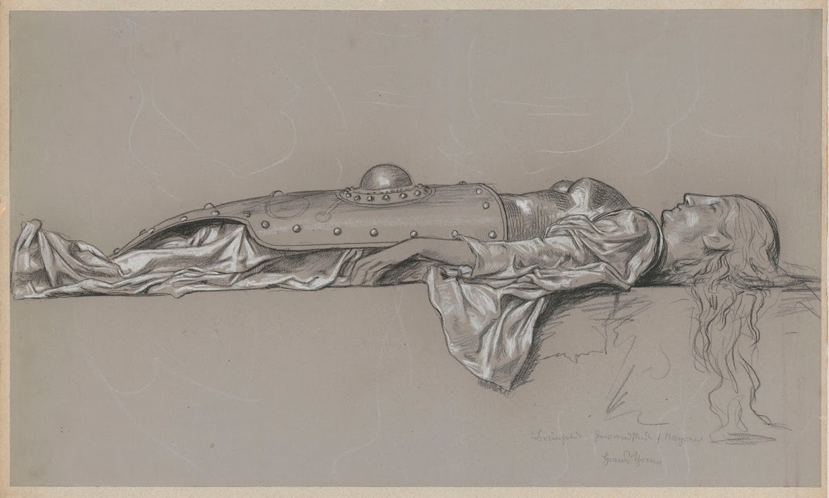 Design for Brunhilds costume 1896