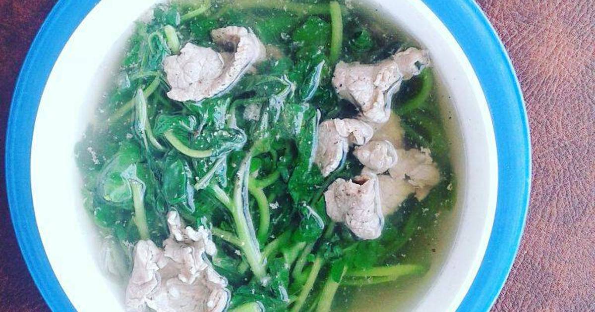 Canh cải xoong thịt bò