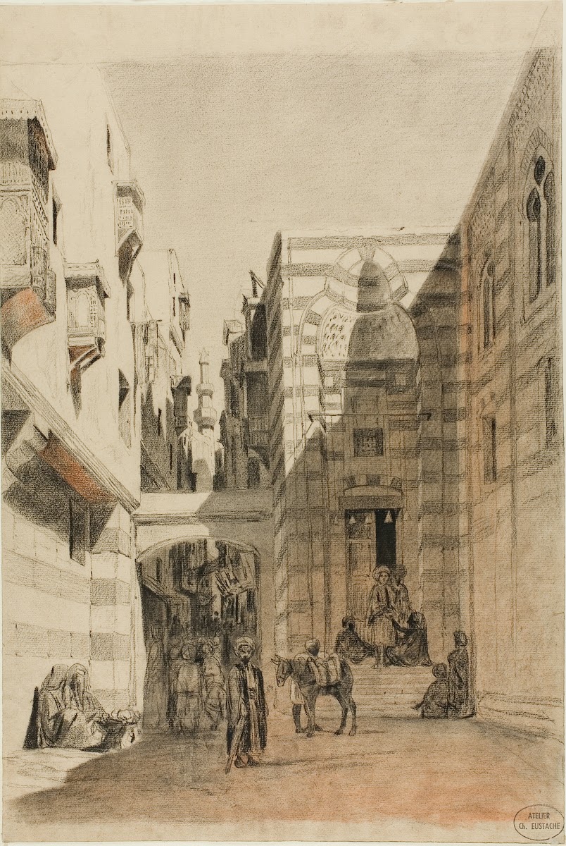 Egyptian Street Scene 1842 47
