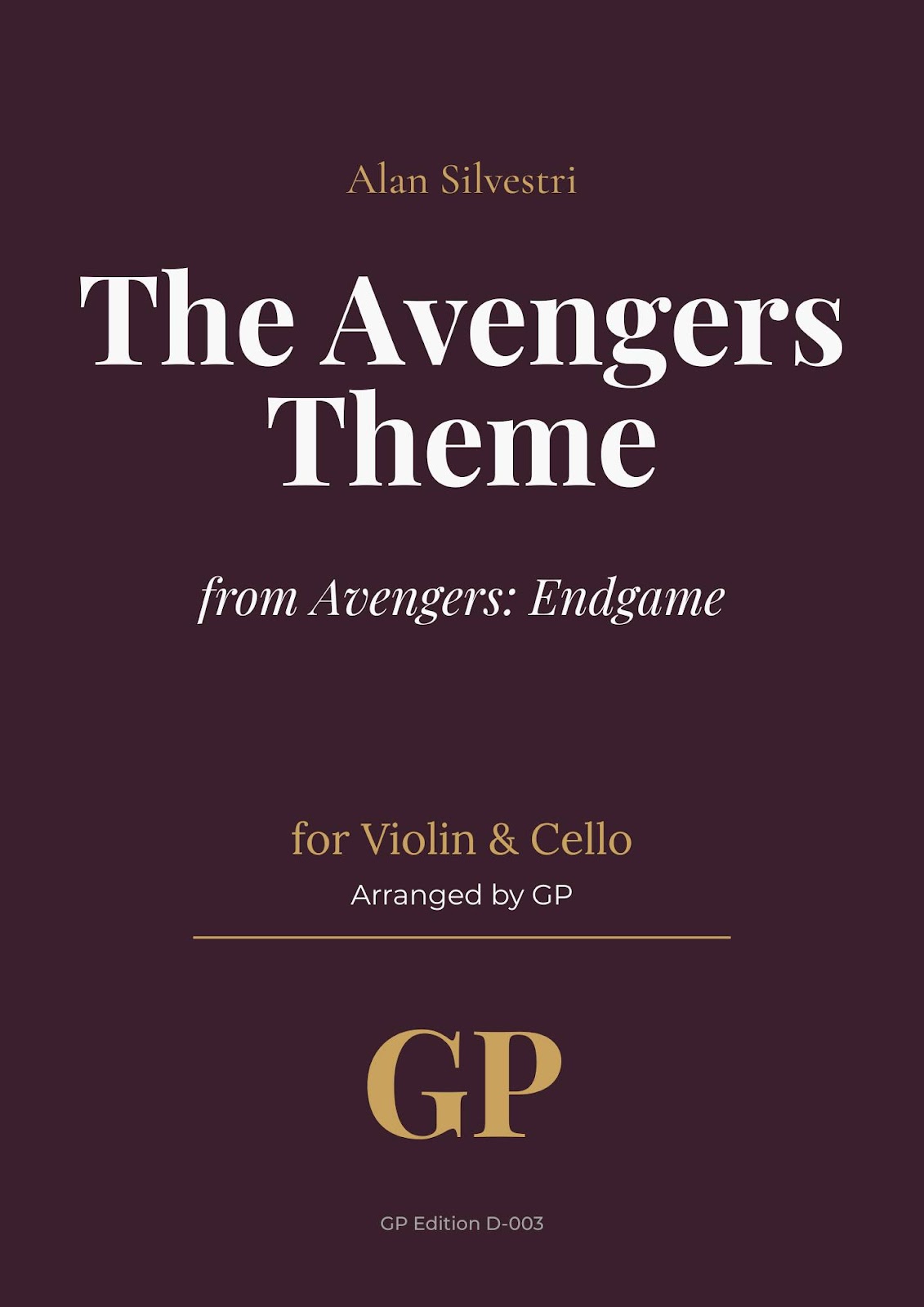 GP Premium Sheet Music Cover