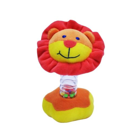 Plush musical pendant Baby Mix Lion orange