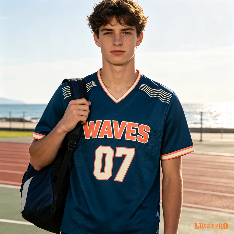 Youth Mesh Splice Football Jersey