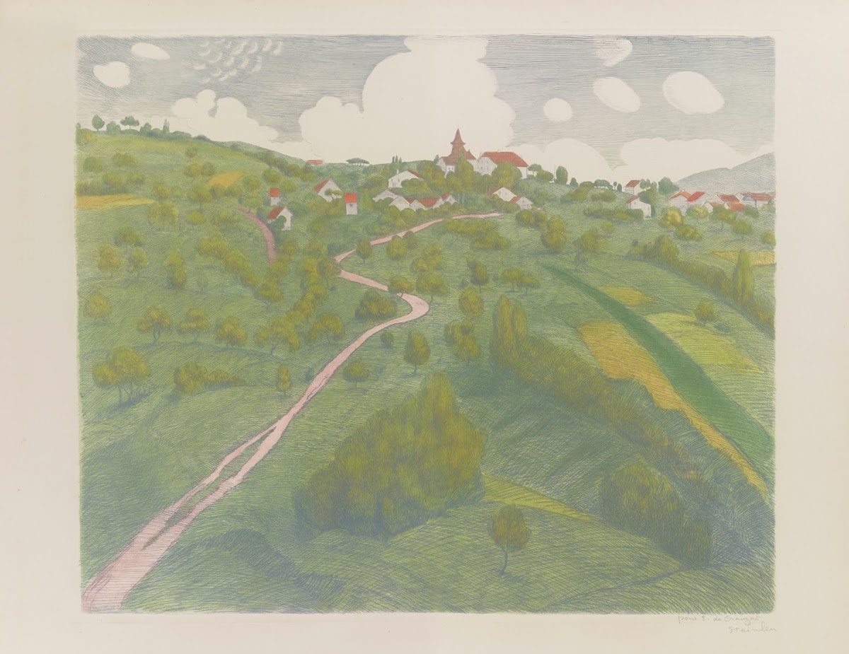 Vue de Belmont près de Lausanne 1913