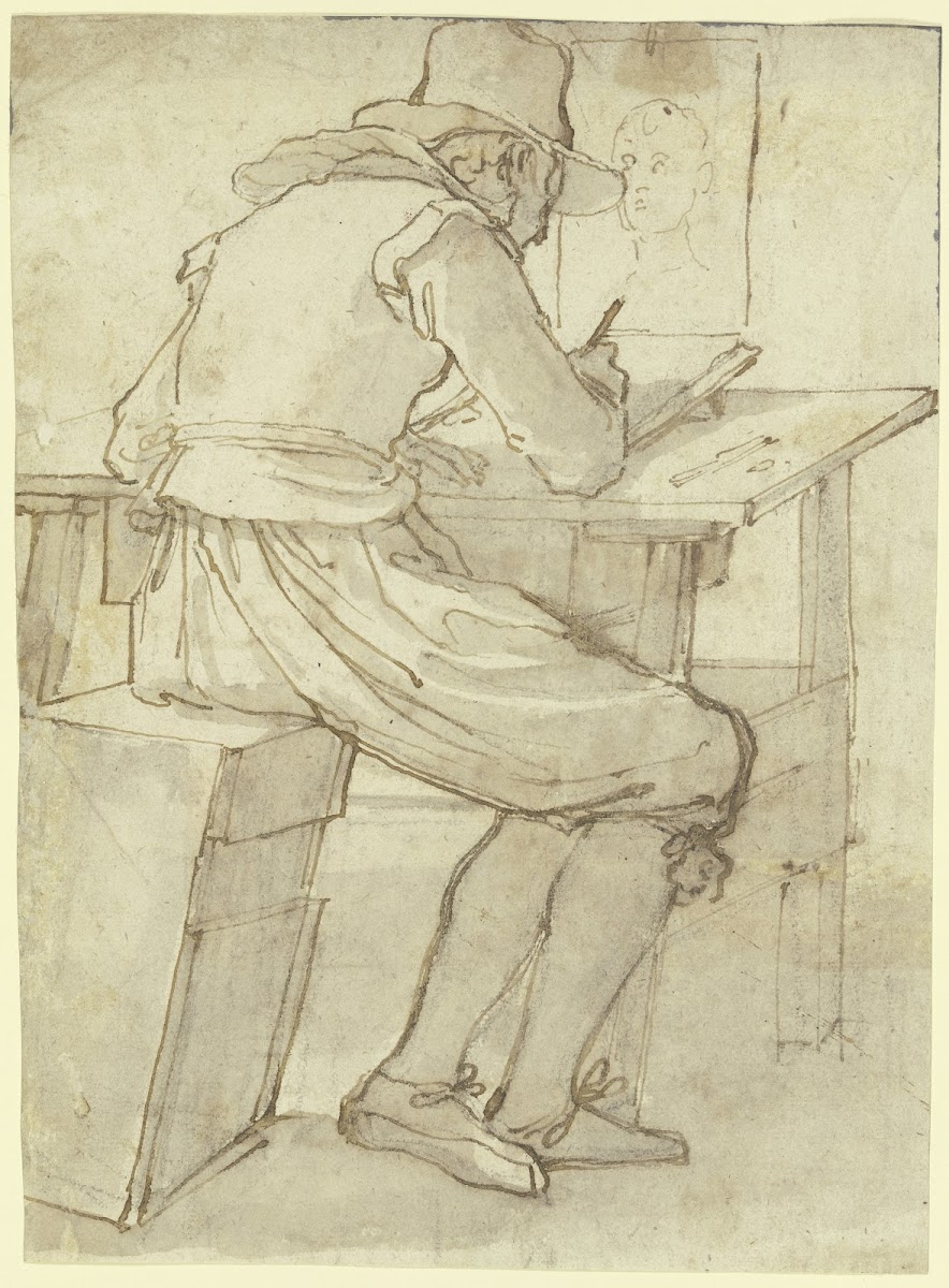 Artist at the drawing table 1551  1640