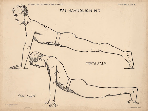 Stoop falling position Right form Wrong form Fri håndligning 1906
