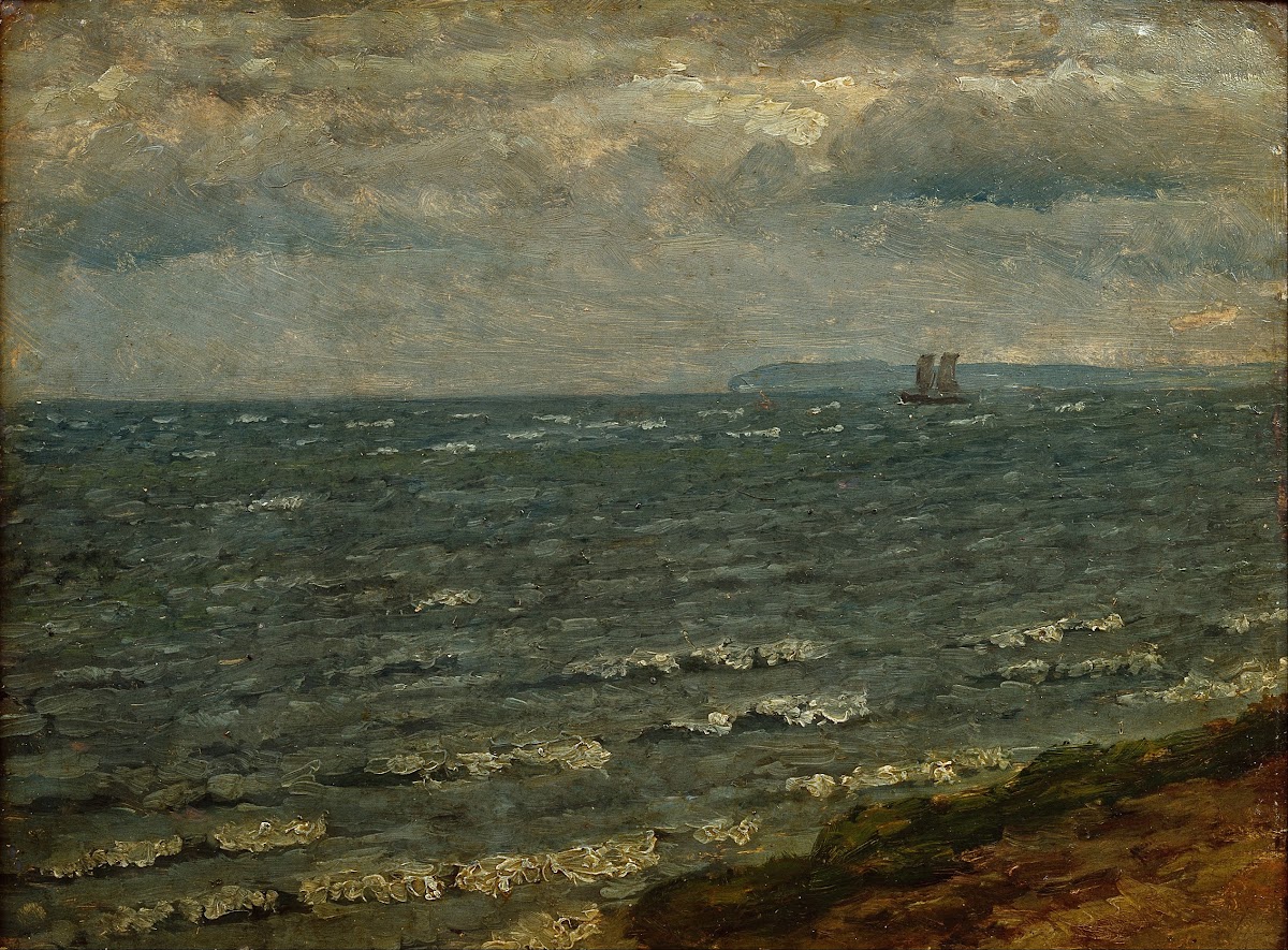 Seascape with impending rain Lillebælt 1839