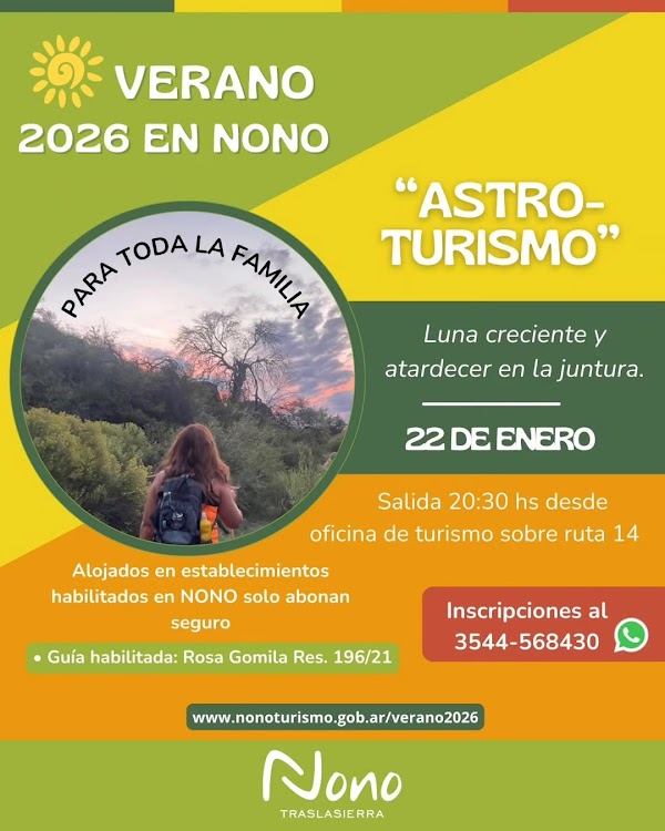 Astroturismo en Nono