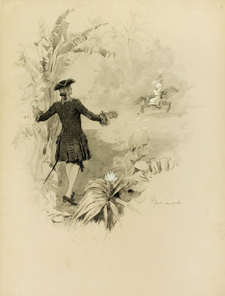 Study for Illustration for Aline Queen of Golconda